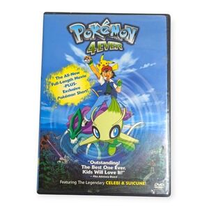 Pokemon 4Ever DVD 2002 Movie Celebi Suicune Miramax Pikachu Ash Anime Animated